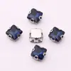 Acessórios de Joias DIY Prontos de Fábrica Diamante de Vidro com Formato Especial Acessórios para Roupas Decoração de Vestido de Noiva Garra D Quadrada Costura à Mão