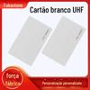 Fornecimento de fábrica UHF Chip White Card cartão de estacionamento passe de acesso passivo cartão de acesso RFID