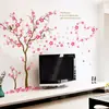 (Nude) Adesivos de Parede Criativos de Pessegueiro Quente para Quarto Adesivos de Parede para Cabeceira Decorações para Dormitório Feminino Adesivos