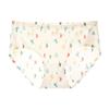 Ropa Interior Sin Costuras, Seda de Hielo, Cintura Media Estampada, Entrepierna de Ácido Poliláctico Antibacteriano, Agradable al Tacto, Calzones Transpirables para Niñas