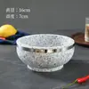 Prato de Pedra Hotel Assadeira Rasa Tigela de Pedra Resistente a Altas Temperaturas Panela de Pedra Caçarola Bibimbap Tigela de Pedra Natural Panela de Pedra Cozinhando Churrasco Especial