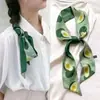 Fita Retrô Francesa Lenço de Seda Longo Estreito Faixa de Cabelo Gravata Rabo de Cavalo Fada Faixa Elegante para Cabeça Variedade de Lenços Venda por Atacado