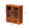 Caixa de Armazenamento de Mesa Madeira Penteadeira Perfume Cosméticos Prateleira de Armazenamento Mesa Escrivaninha Copo Armário de Madeira Maciça Gaveta
