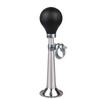 Bocina de aire para bicicleta cromada de metal bocina de 7 pulgadas bocina de aire recta timbre para bicicleta de montaña accesorios de equipo para bicicleta