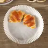 Papel para Hornear de Grado Alimenticio Papel para Horno Freidora de Aire Redondo Papel Almohadilla para Freidora de Aire Resistente a Altas Temperaturas Papel Absorbente de Aceite para Alimentos