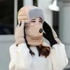 Gafas cortavientos para ciclismo de invierno al aire libre para mediana edad y ancianos, gorra Lei Feng, nuevo gorro de invierno grueso y cálido con protección para los oídos para hombre y mujer