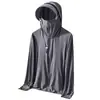 Chaqueta Deportiva de Verano para Exteriores con Protección Solar para Mujer, Chaqueta de Piel de Secado Rápido con Protección UV, Chubasquero de Manga Larga para Hombre, Transpirable