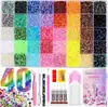 El juego mixto de 40 piezas más vendido de Amazon de pedrería de resina de espalda plana de 3 mm, perfecto para manualidades DIY y decoraciones de arte de uñas.