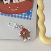 Desenho Animado Urso Fofo Comida Brinquedo Chaveiro Pingente Bolsa Mochila Pingente Pequeno Presente Casal Chaveiro Joia Presente