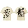 2026 Verão Neymar Nova Camiseta Masculina de Algodão Puro Manga Curta Retro Americano Gola Redonda Respirável Ombro Caído Versátil