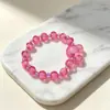 Pulsera de Acrílico de Mickey Mouse Estilo Mismo que el Influencer Color Arcoíris Estilo Infantil Accesorio Versátil para Estudiantes Fuente
