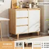 Aparador integrado mueble de almacenamiento de pared hogar moderno minimalista lujo ligero artículos varios multifuncional económico creativo estante