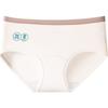 Ropa interior de mujer Clase A, Alta elasticidad, Sin costuras, Algodón puro, Alargada 16 cm, Bragas antibacterianas, Cintura media, Transpirable, Entrepierna fina, para niñas jóvenes