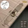 Nuevo tirador de anillo de latón macizo clásico estilo chino, tirador de mueble antiguo para gabinete de vino, tirador de puerta de cajón, gabinete, armario