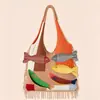 Bolso de Hombro Tejido Casual de Moda Tendencia Nueva Estilo Perezoso para Mujer Bolso Tote Versátil