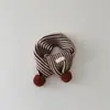 Bufanda de Invierno Nueva Yipan para Niños Coreanos, Estilo Ins, Rayas para Niños y Niñas, Protector de Cuello Cortavientos, Bufanda para Bebé, Venta al por Mayor