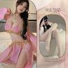 Lingerie Floral e Sexy com Toque Exótico, Novo Modelo Retro Dunhuang Estilo Palácio, Camisola Pura Desejo de Princesa, Estilo Dunhuang