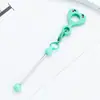 Nuevo Colgante de Silicona para Taza de Agua con Popote, Cara Sonriente DIY con Cuentas, Adecuado para Popotes de 8-10 mm, Colgante de Silicona al por Mayor