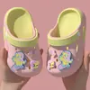 Zuecos Rosados de My Little Pony para Mujer, Chanclas de Playa, Sandalias Antideslizantes para Niños, Pantuflas Cerradas para Niñas