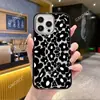 Funda de Teléfono con Flores de Moda Estilo Europeo y Americano para Apple 18Pro Cubierta Protectora Acrílica Ip17 con Soporte Magnético para Tarjetas 14
