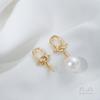 Brincos de Orelha com Nó Linha O Cor Dourado Real Clad de Cobre 14K Preservação da Cor Acessórios de Orelha Pérola Pegajosa para Brincos DIY Feitos à Mão