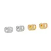 Nuevos Pendientes Brillantes con Letra 'O' de Diseño Propio para Mujer, Pendientes de Moda de Alta Gama, Accesorios de Estilo de Lujo Ligero Francés de Nicho