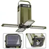 Luz Solar para Camping al Aire Libre Transfronteriza, Luz Plegable Multifuncional para Tienda de Campaña, Luz Portátil de Carga de Emergencia para Puestos Callejeros