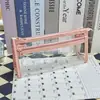 Bolsa Triangular Transparente à Prova d'Água de Camada Dupla Mais Vendida Caixa Simples para Armazenamento de Material Escolar Bolsa para Armazenamento de Materiais de Estudo para Exames do Ensino Médio