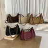Bolso de Mano Retro de Diseño Exclusivo para Dumplings para Mujer, Nuevo Estilo Otoño 2026, Bolso de Hombro Cruzado Simple de Moda con Pliegues