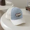 Gorra de Malla Media Versátil Casual de Verano Protección Solar para Bebé Venta al por Mayor Letra Bordada Buena Gorra de Béisbol para Niños