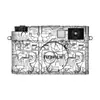 Burro Caminante es Adecuado para Cámara Fuji Xhalf Película Protectora Cambia de Color Piel Pegatina para Cuerpo Xhalf Película Cambia de Color