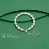 Pulseira de Pérolas Fashionable Estilo Ins de Luxo Leve com Design Exclusivo e Pedras de Zircônia, um Presente para Namoradas ou Amigas no Festival Qixi, Atacado