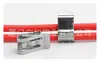 Venta caliente europea y americana 2 hilos 4 mm²/6 mm² abrazadera de cable fotovoltaico universal abrazadera de cable tarjeta de línea para marco de montaje solar