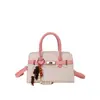 Bufanda lisa de color sólido para mujer 2026 casual nueva moda gran capacidad elegante bandolera de un solo hombro bolso cuadrado pequeño
