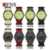 Oufania El Producto Nuevo Más Popular de Amazon Reloj de Cuarzo para Hombre y Mujer Resistente al Agua Digital Grande Calendario Simple Reloj Ligero y Delgado Correa de Nailon