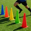 Cono marcador de 48 cm para entrenamiento de fútbol, cono de obstáculos para entrenamiento de regate
