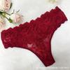 Tanga Sexy de Renda Popular Transfronteiriça para Mulheres Sexy Fofa Fresca Cintura Baixa Sem Costura Forro de Algodão Tamanho Grande Triângulo