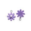 Al por mayor Lindos Accesorios de Joyería Artificial de Resina Colgante de Flor Pequeña Colorida Collar DIY A800897