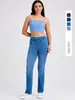 Pantalones Vaqueros de Estilo Nuevo Transfronterizo Europeo y Americano con Bigotes de Gato, Ajustados, de Cintura Alta, Adelgazantes, Levanta Glúteos, con Bolsillos, para Fitness Casual para Mujer