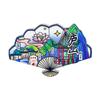 Imán de Nevera de Resina Jiangxi Lushan Wulaofeng Ciudad Regalo Abanico Imán de Nevera Souvenirs Turísticos Culturales y Creativos Listo en Stock