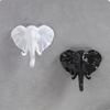 Gancho con forma de animal tridimensional gancho adhesivo sin costuras sin clavos multiusos gancho de decoración de pared de sala de estar colgante de pared Gancho de Elefante