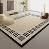 Alfombra Sencilla Sala de Estar Sofá Té Impermeable Área Grande Tapete de Piso Antideslizante Hogar Dormitorio Mesita de Noche Buena Alfombra