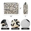 Bolsa cosmética de papel Dupont personalizada con estampado de leopardo, bolsa de almacenamiento portátil para mujer, para labiales, cambio, productos para el cuidado de la piel, bolsa impermeable para lavar, fábrica