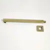 Brazo de Ducha Superior de Acero Inoxidable Tubería Oculta Codo de Tubo Cuadrado para Ducha Cabezal de Ducha Estilo Moderno