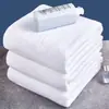Toallas de Hotel, Algodón Puro, Toallas Blancas para Casas de Huéspedes y Baños Públicos, Se Pueden Bordar con Logos, Toallas de Lino para Centros de Cuidado Postparto