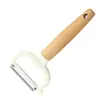 Juego de 11 Utensilios de Cocina con Mangos de Madera de Haya: Batidor de huevos, Pelador, Abridor de botellas, Cortador de pasteles, Ablandador de carne, Prensa de ajos, Rallador