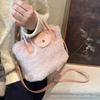 Bolsas de Pelúcia Adequadas para o Inverno, Novas Bolsas de Mão Peludas Fofas de 2026, Bolsas Pequenas Macias de Ombro e Transversais