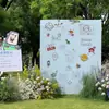 Festival Chongyang Jardim de Infância Atividade ao Ar Livre de Construção de Equipe Quadro de Assinaturas Jogos de Lançamento de Sacos de Feijão Adereços Planejamento de Casamento Parede de Fundo Placa KT