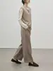 Chaleco de Punto de Cachemira Holgado de Cuello Redondo para Mujer de Primavera y Otoño, Chaleco sin Mangas, Top de Primavera y Otoño
