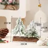 Decoración Navideña Árbol de Navidad 2023 Decoraciones Navideñas Amazon Árbol Pequeño Nevado Árbol Decorativo de Cedro
